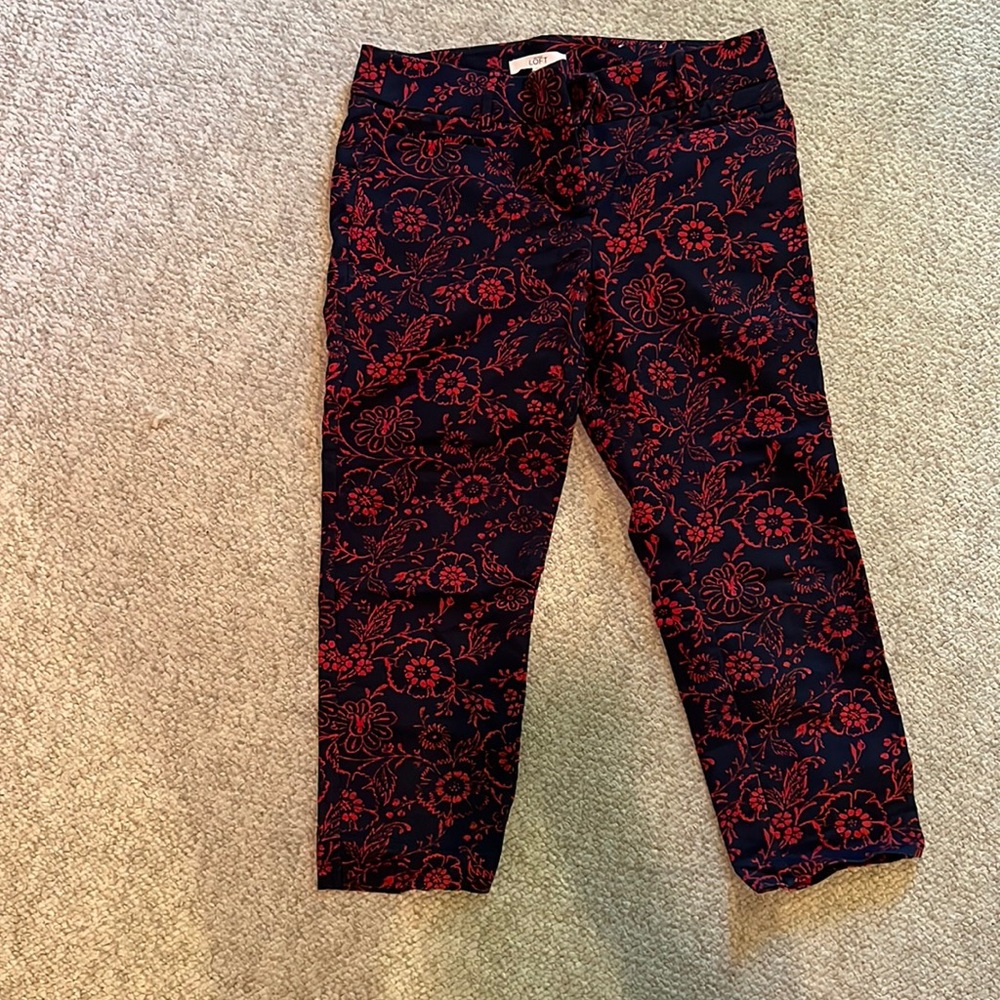 LOFT Work Pants Marisa 6P Ankle Cut